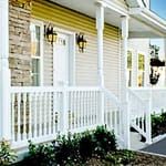 View 36" High Colonial Spindle Baluster - Vinyl Railing System